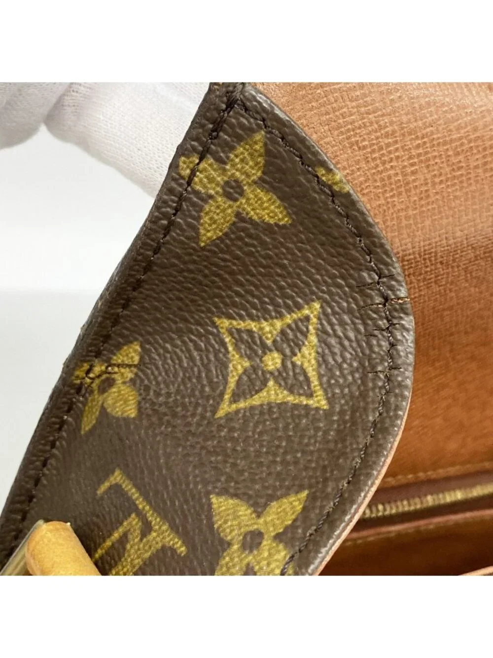 Louis Vuitton Shoulder Bag Monogram Saint Cloud GM Brown